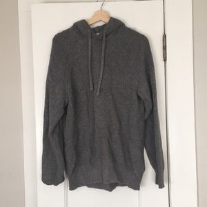 H&M Gray Hooded Sweater